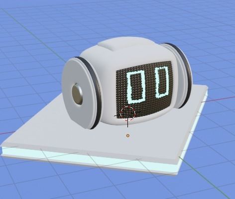 Mini Robot  3D model_1