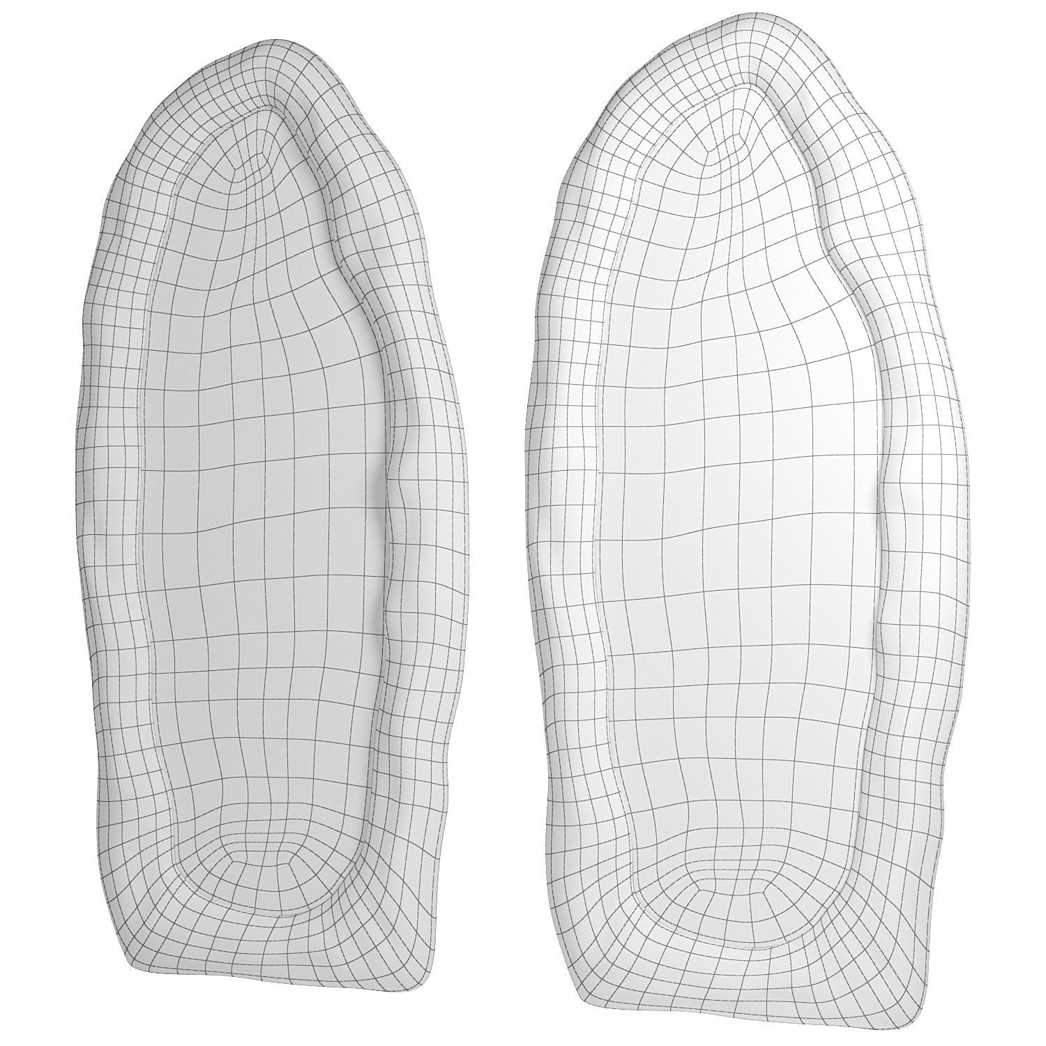 Mirror crumpled  Garikova 3D model_4