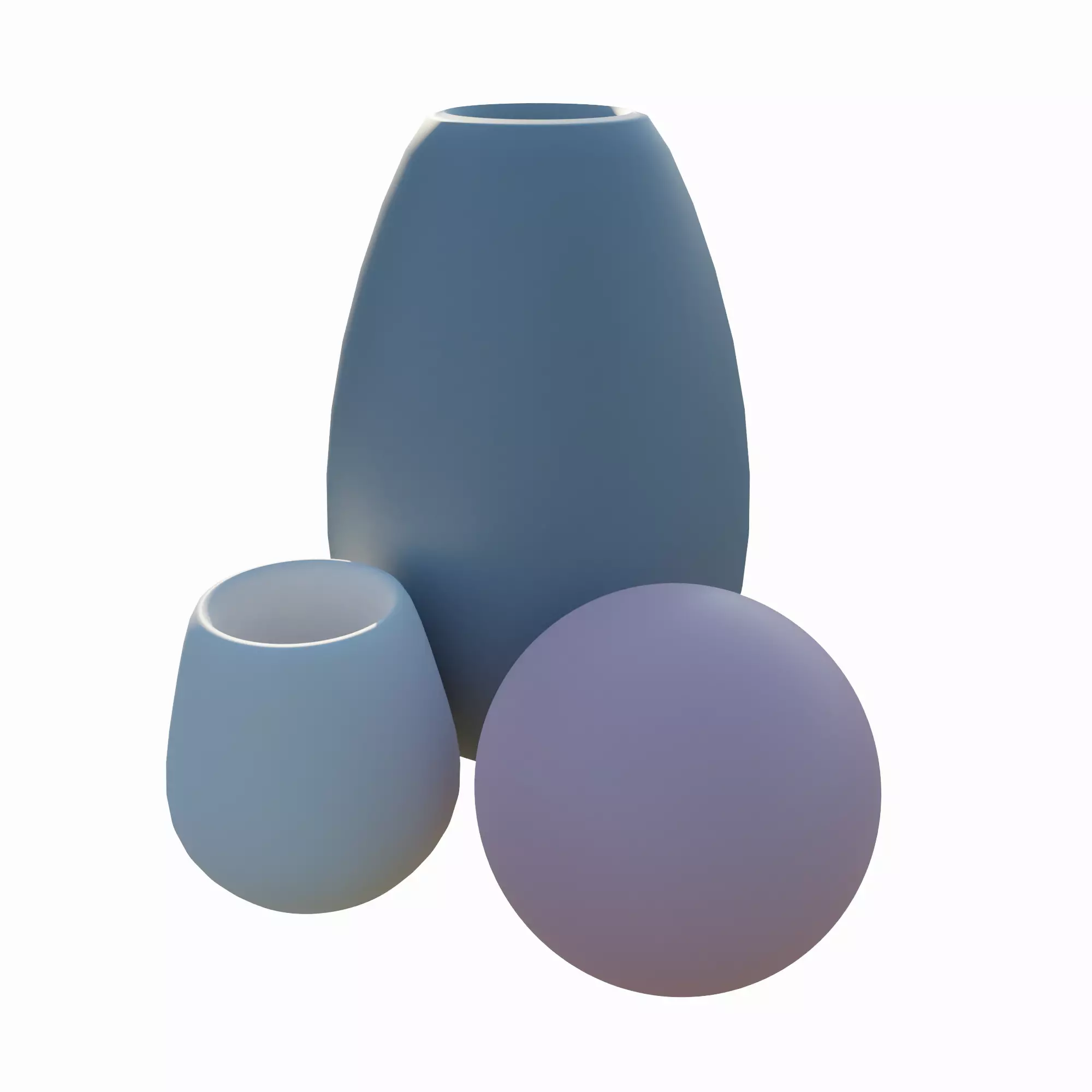 vase lowpoly 3D model_0