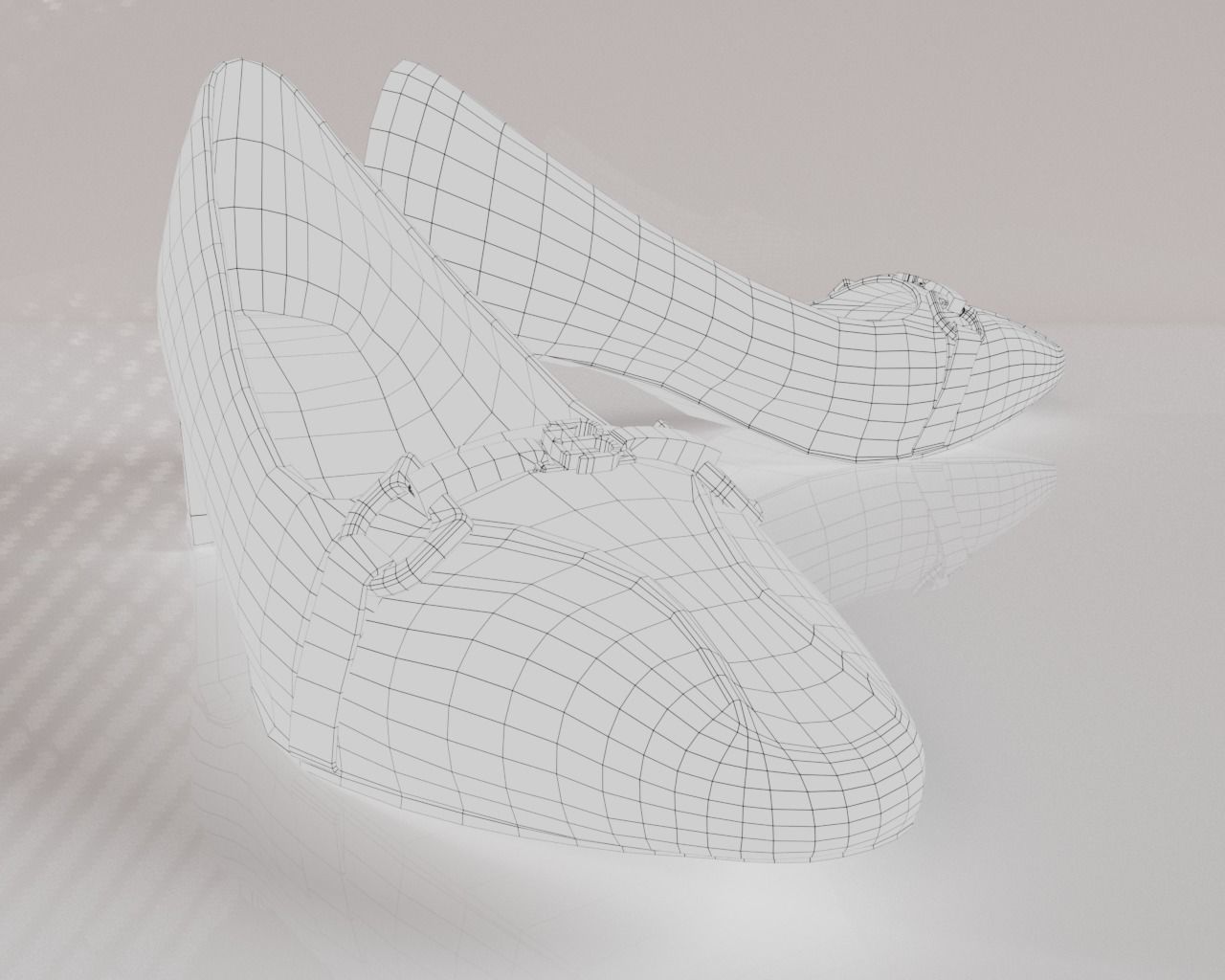 Everbest High Heels Low-poly 3D model_4