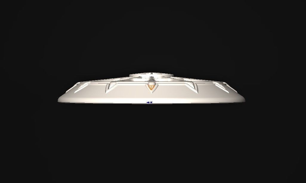 Skeleton Buckler Shield from Lineage2 Game L2 3D print model_3