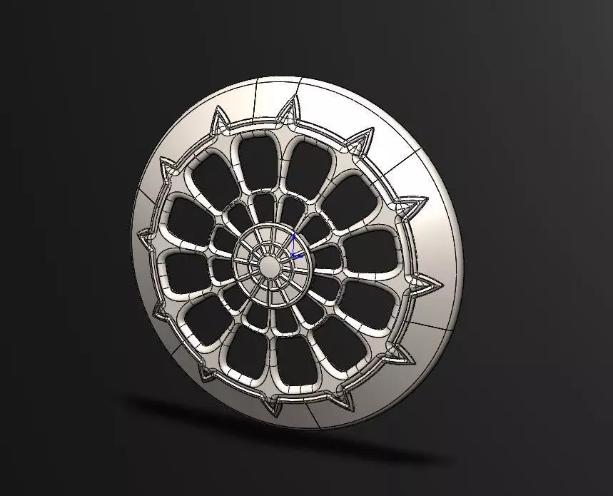 Skeleton Buckler Shield from Lineage2 Game L2 3D print model_0