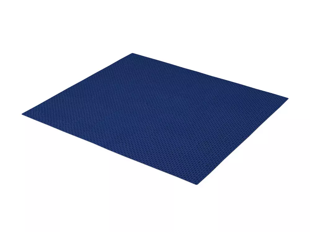 Blue carpet  3D model_0