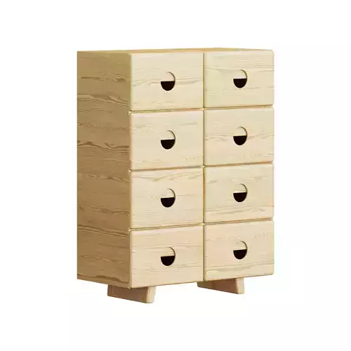 CRAFT BRASS SIDEBOARD HIGH 3D model