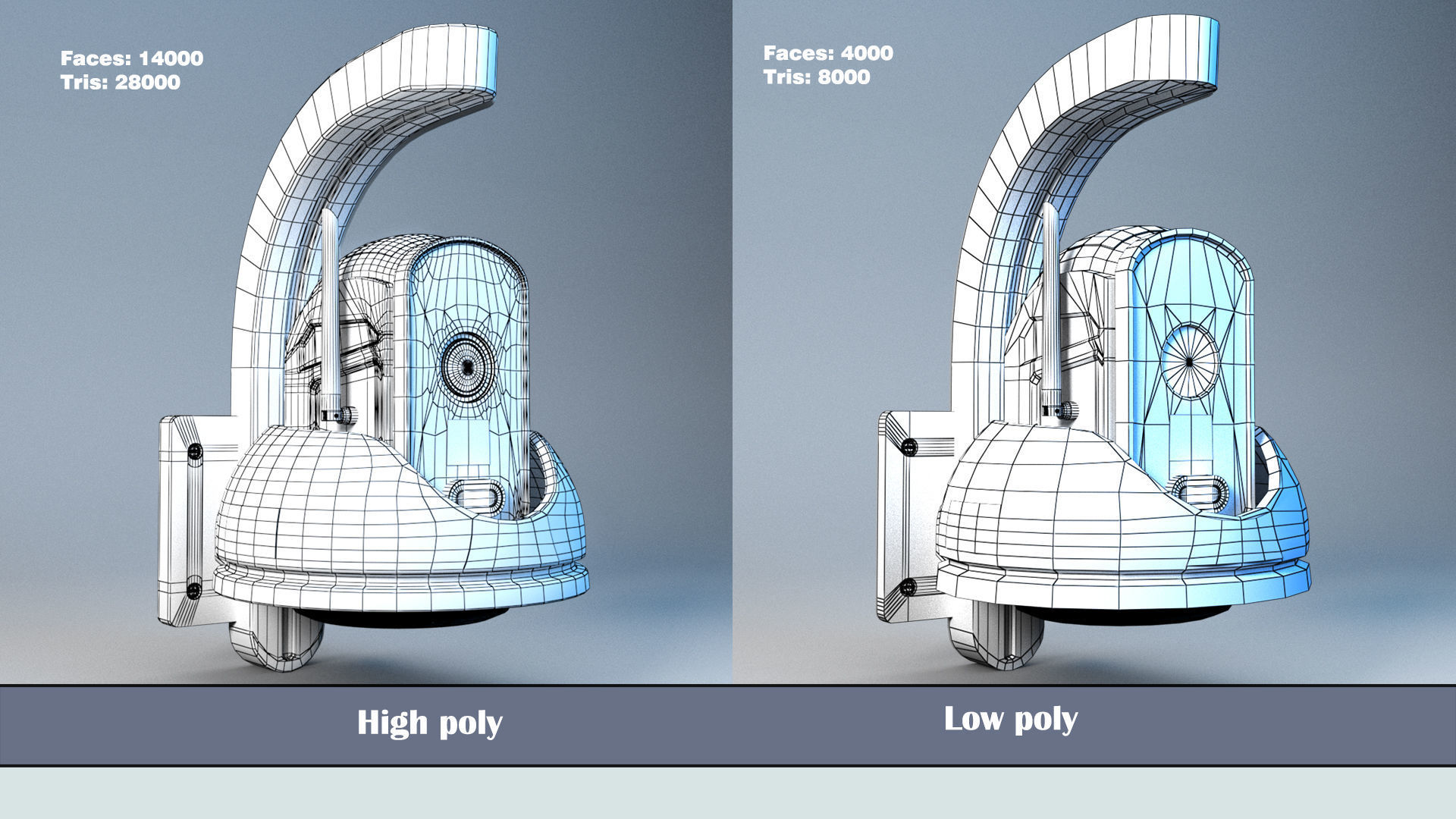 camera 07 Low-poly 3D model_7
