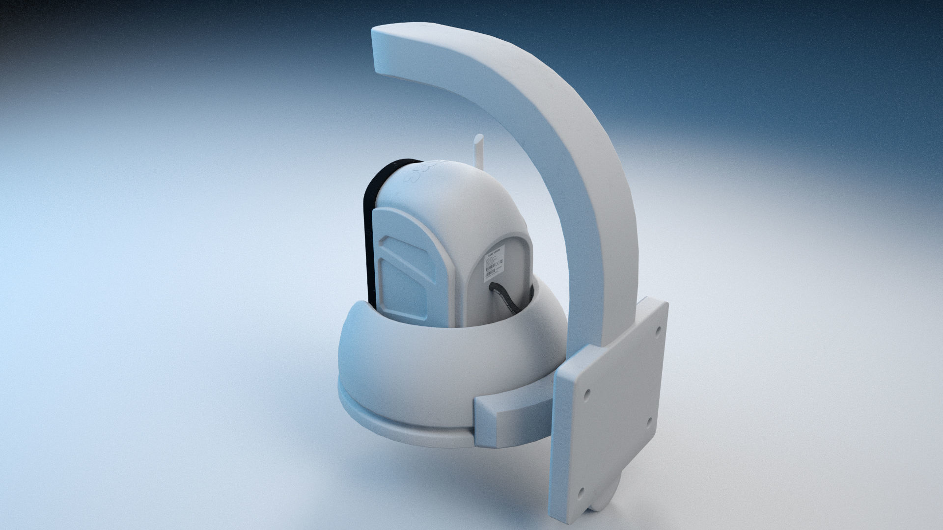 camera 07 Low-poly 3D model_2