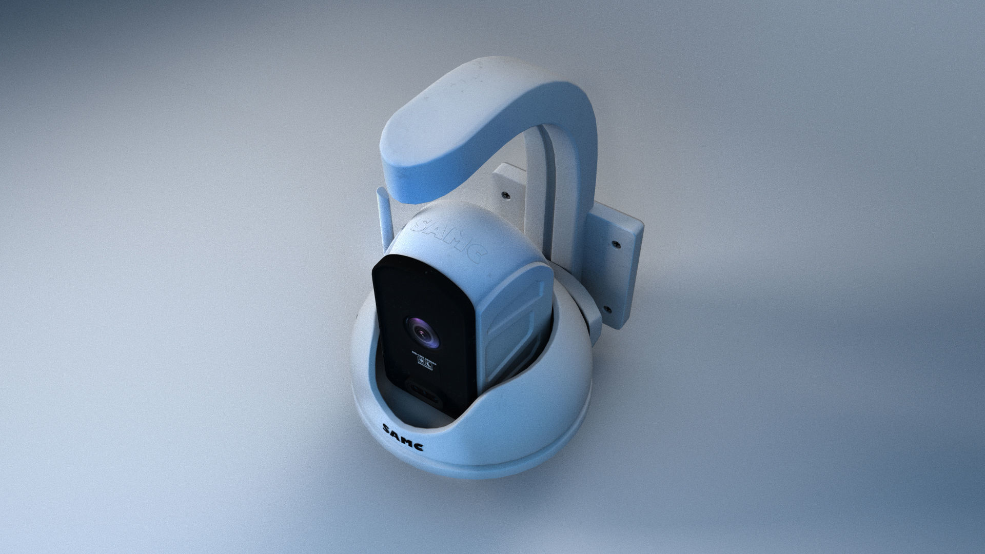 camera 07 Low-poly 3D model_4