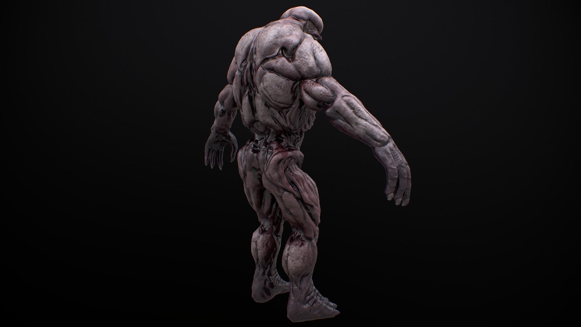 Mutant Boss Low-poly 3D model_9