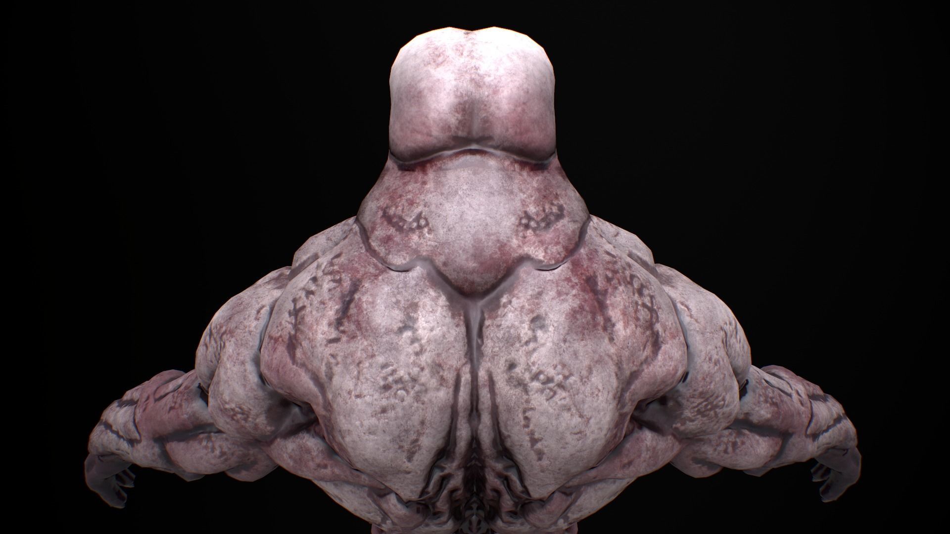 Mutant Boss Low-poly 3D model_15