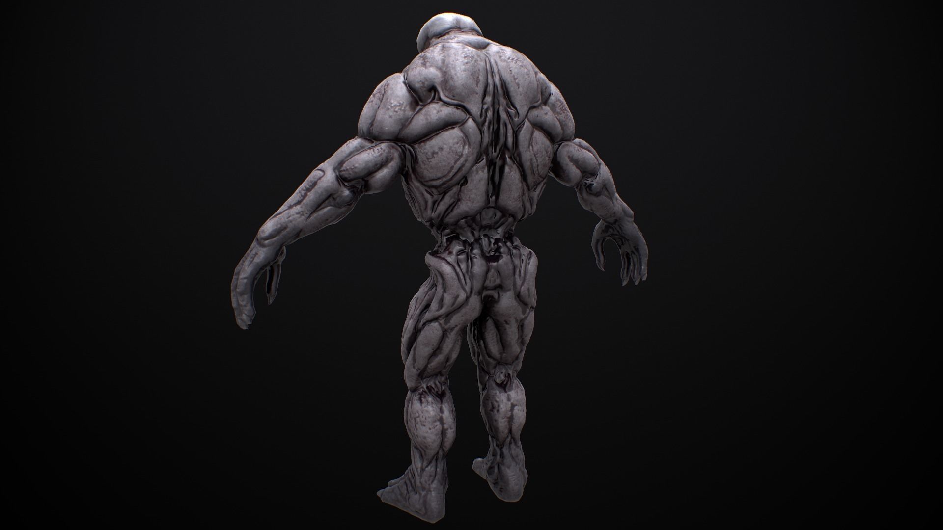 Mutant Boss Low-poly 3D model_18