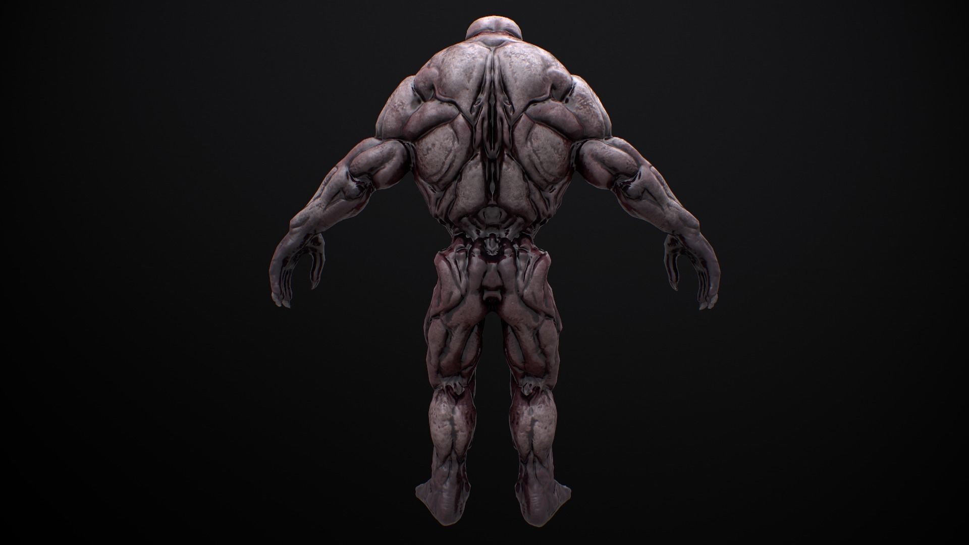 Mutant Boss Low-poly 3D model_8