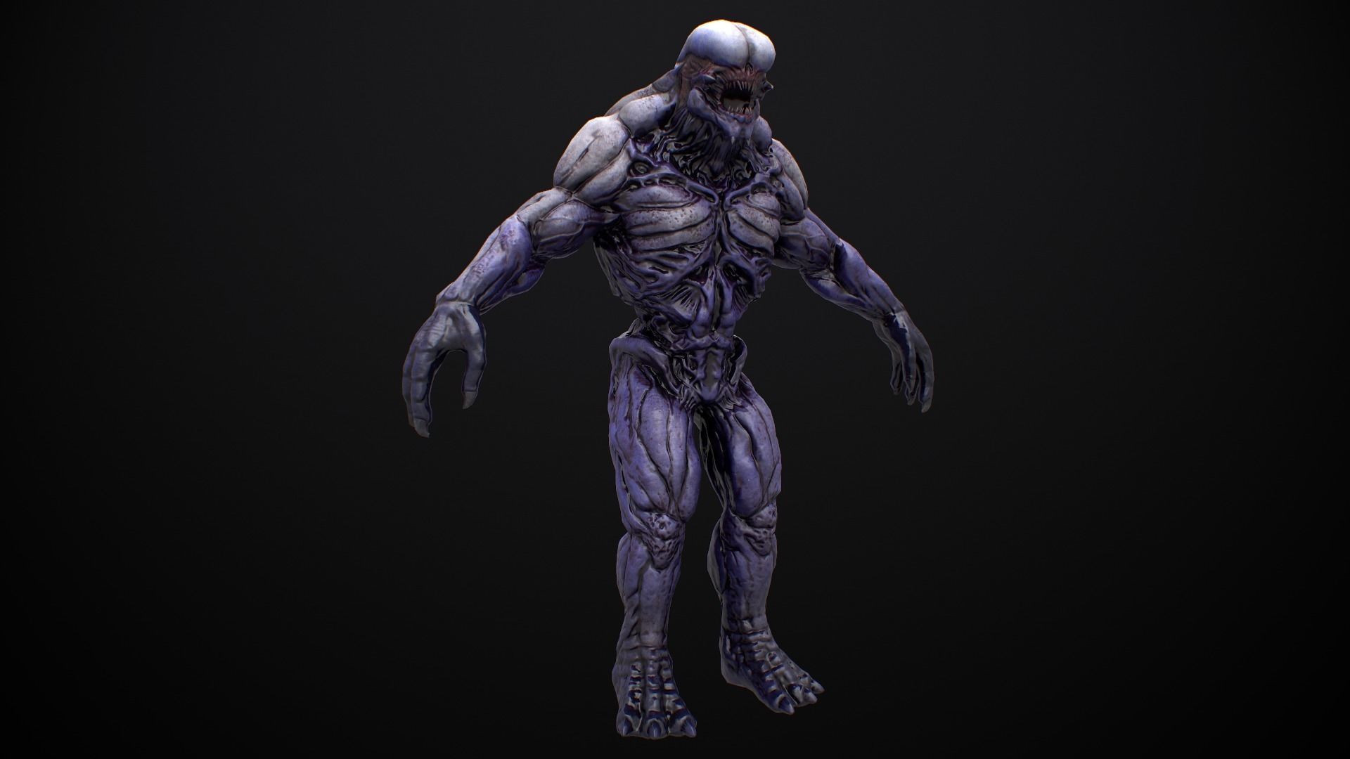 Mutant Boss Low-poly 3D model_25