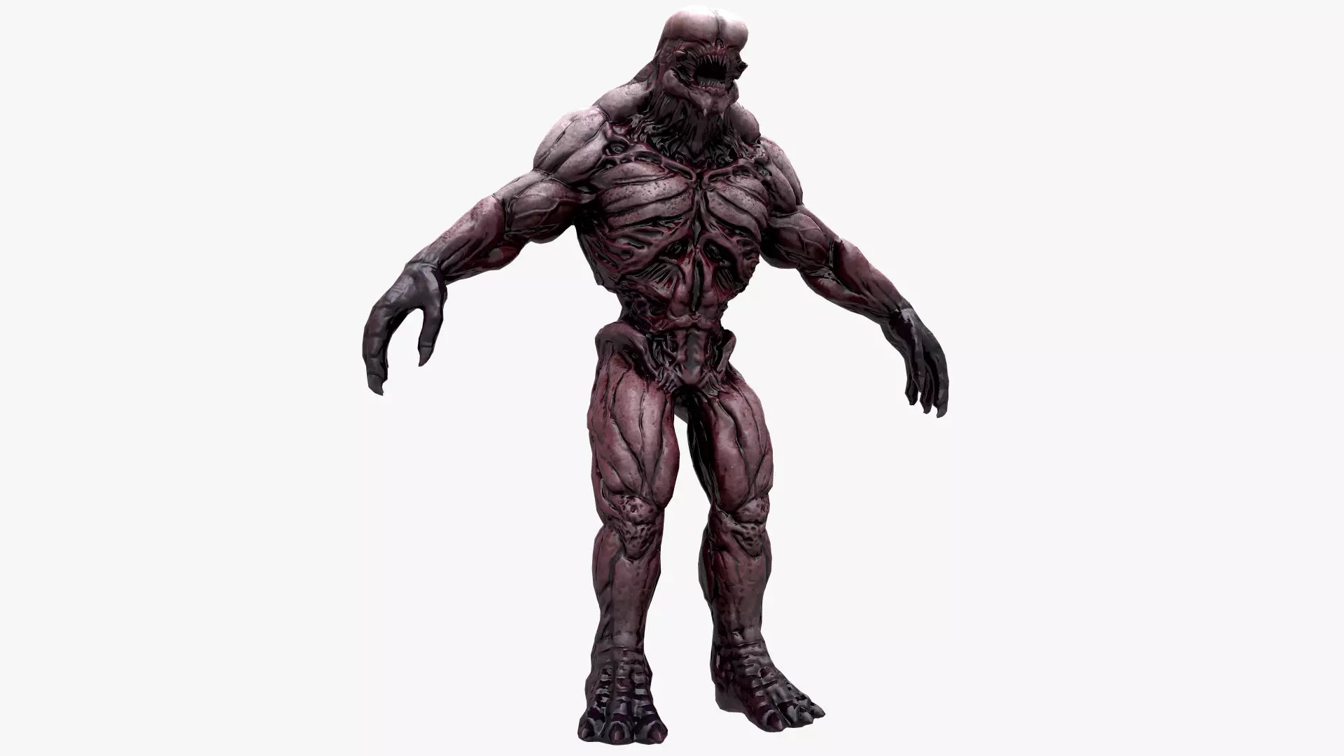 Mutant Boss Low-poly 3D model_0