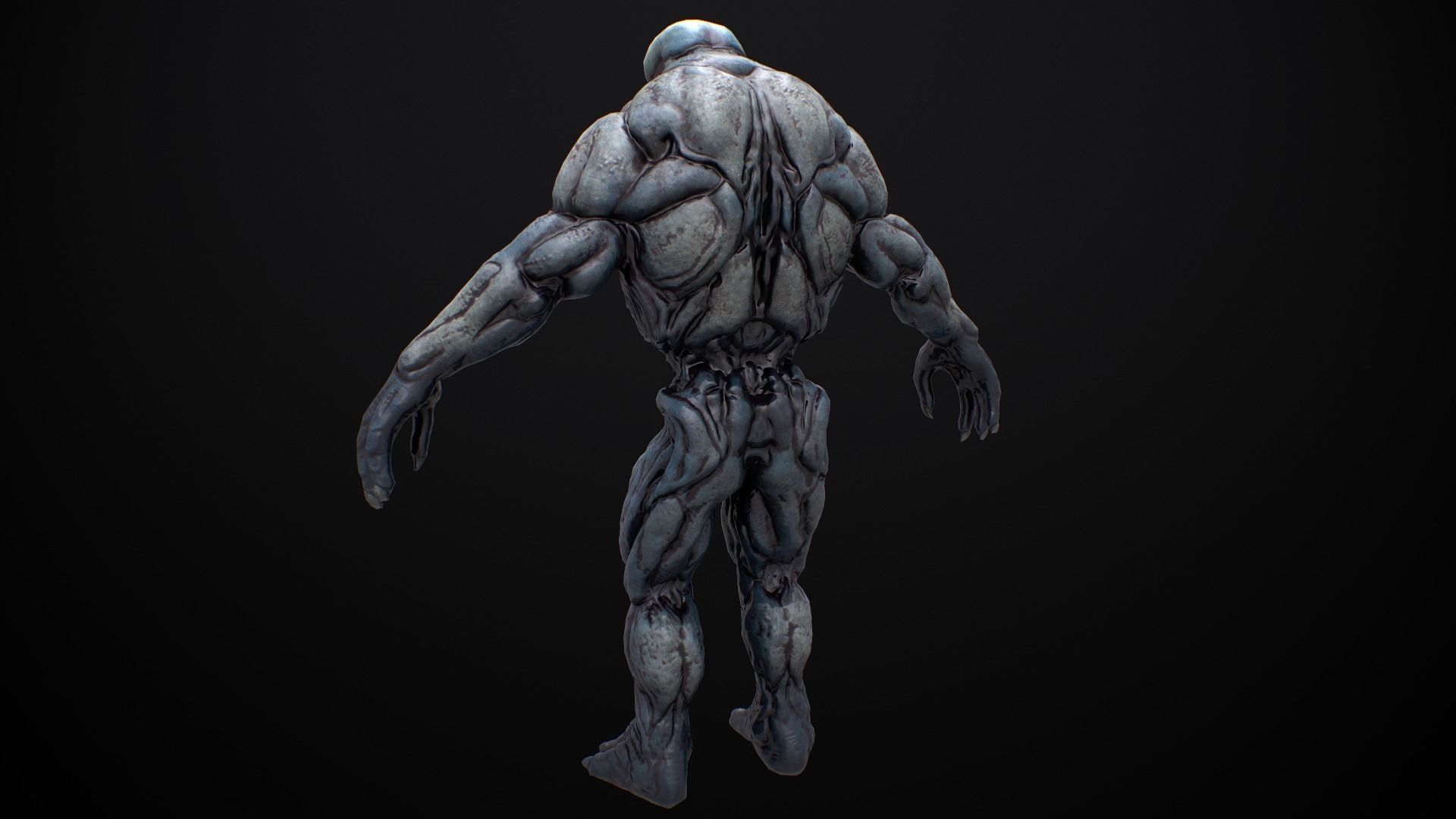 Mutant Boss Low-poly 3D model_17