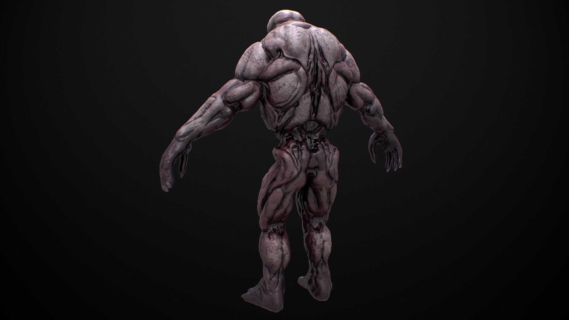 Mutant Boss Low-poly 3D model_7