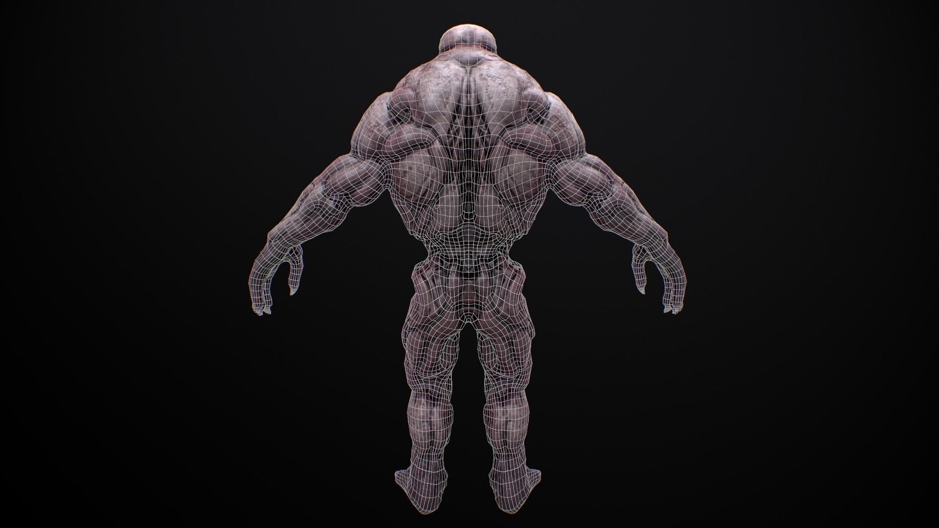 Mutant Boss Low-poly 3D model_22