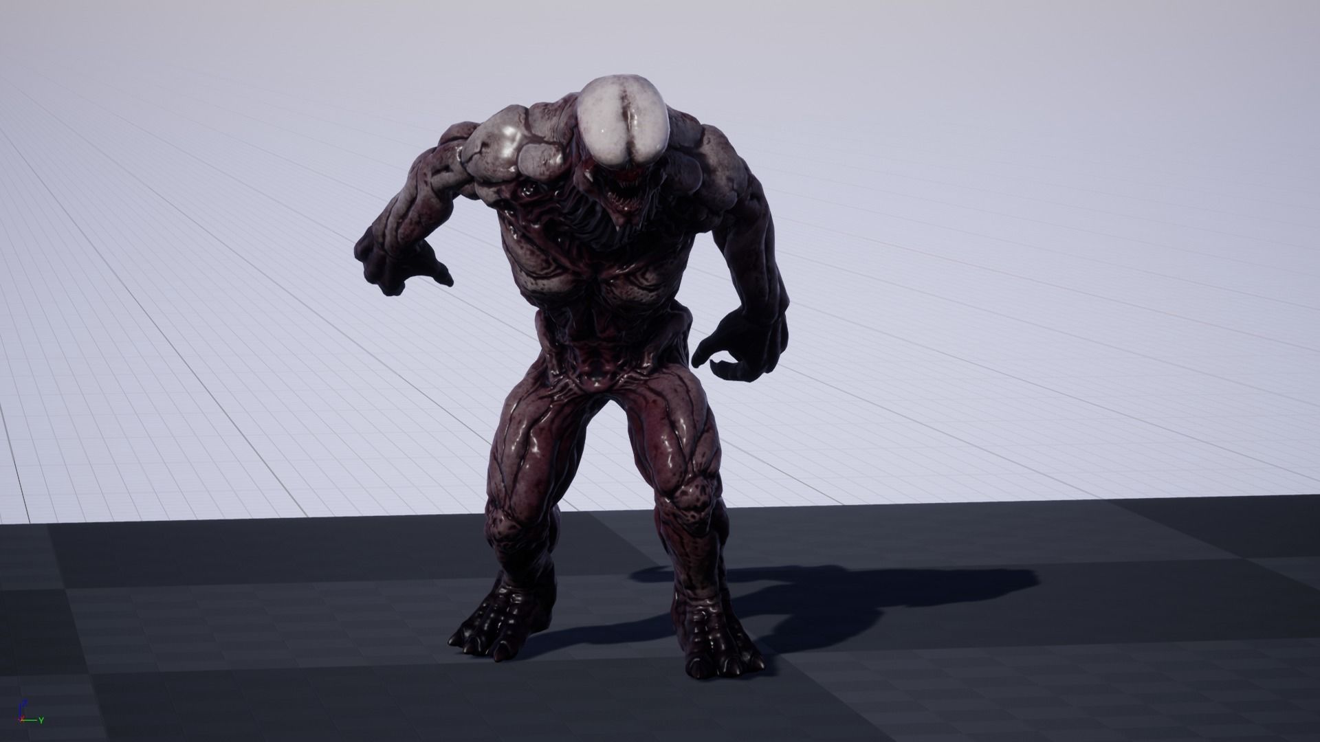 Mutant Boss Low-poly 3D model_29