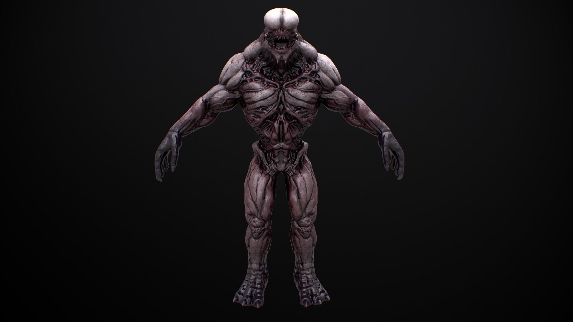 Mutant Boss Low-poly 3D model_3