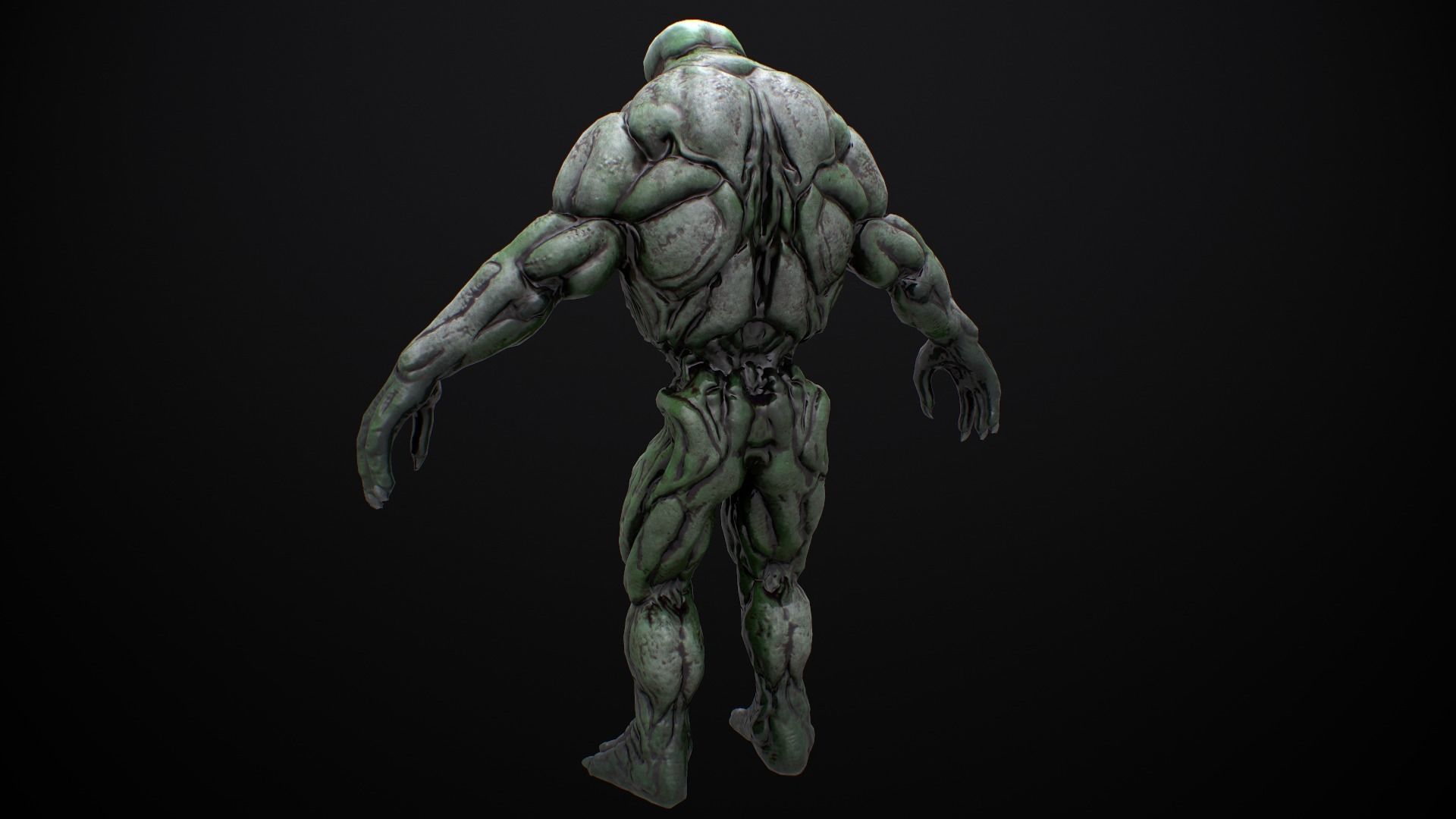 Mutant Boss Low-poly 3D model_23
