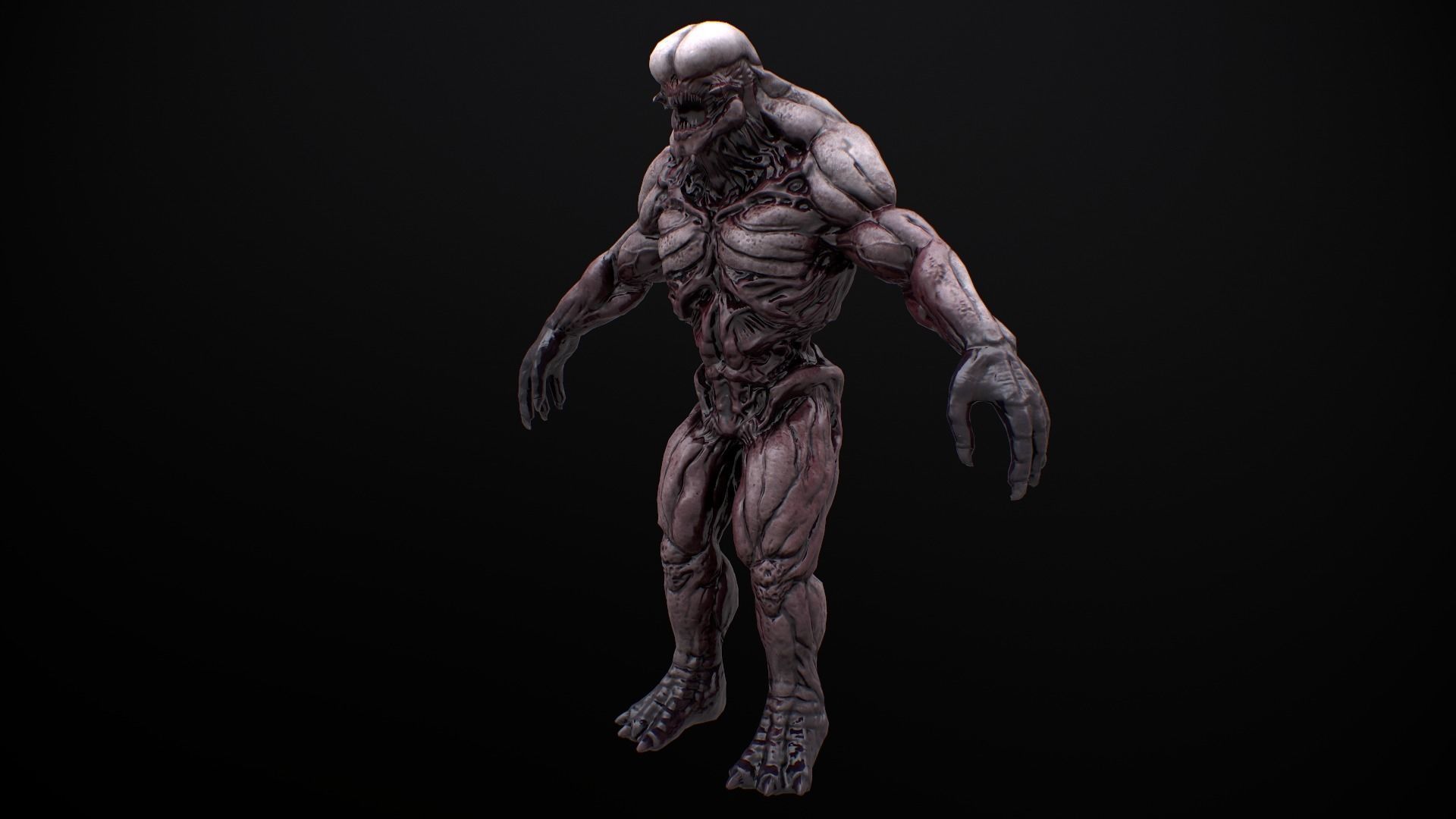 Mutant Boss Low-poly 3D model_4