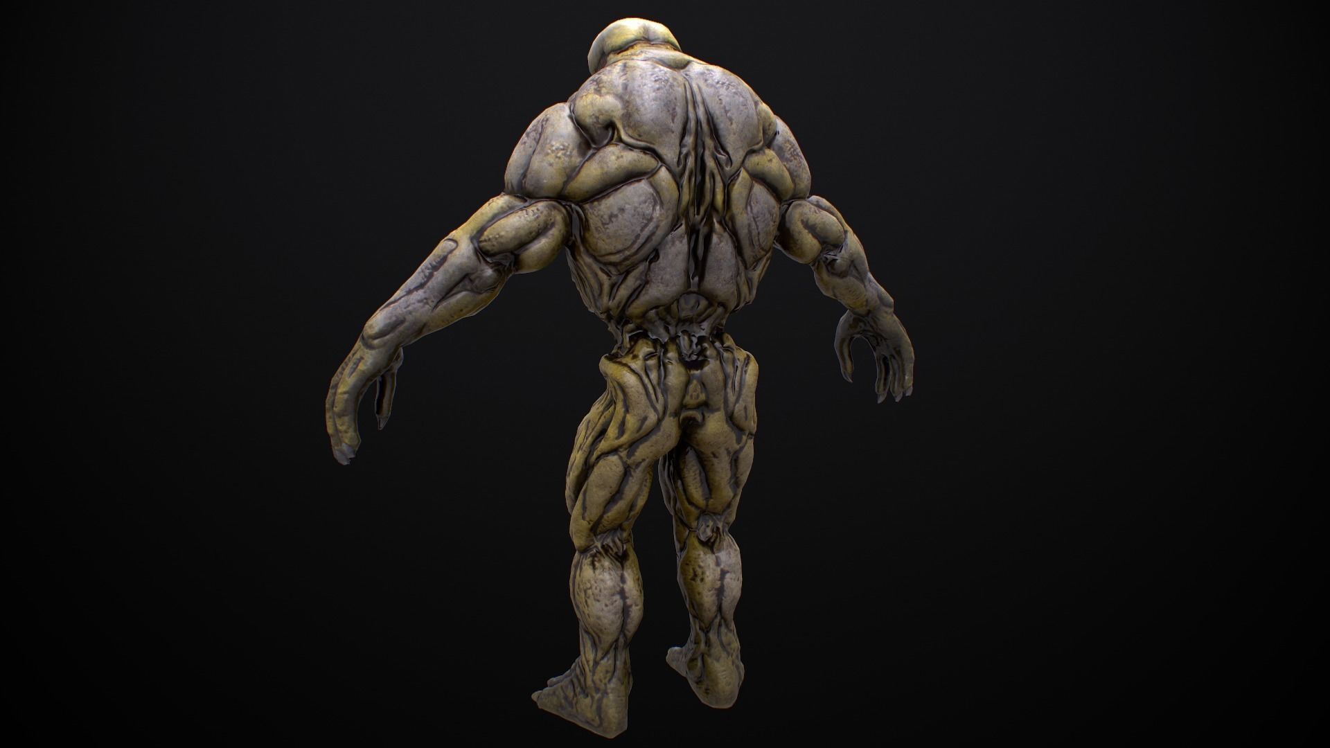 Mutant Boss Low-poly 3D model_20