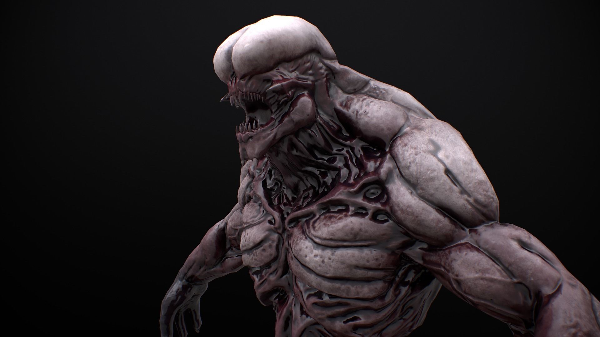 Mutant Boss Low-poly 3D model_14