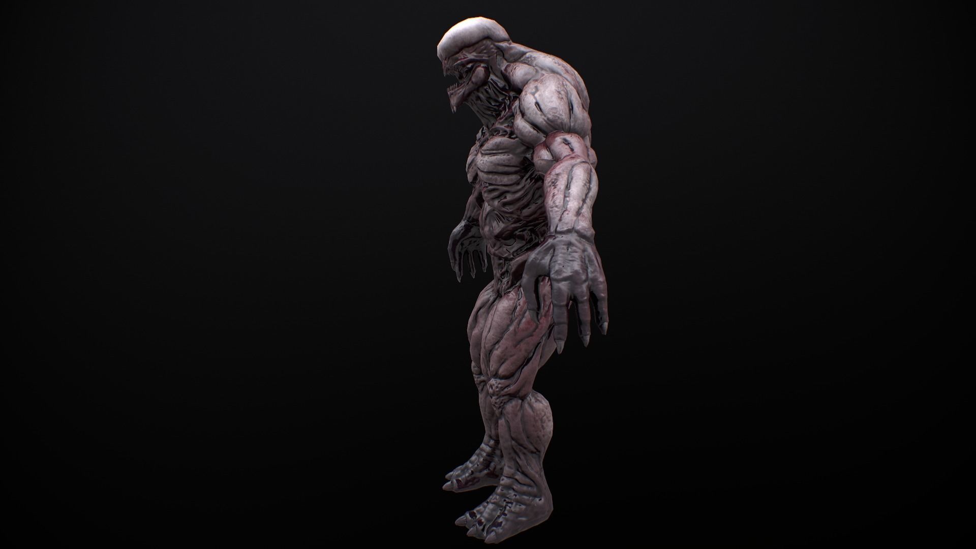 Mutant Boss Low-poly 3D model_5