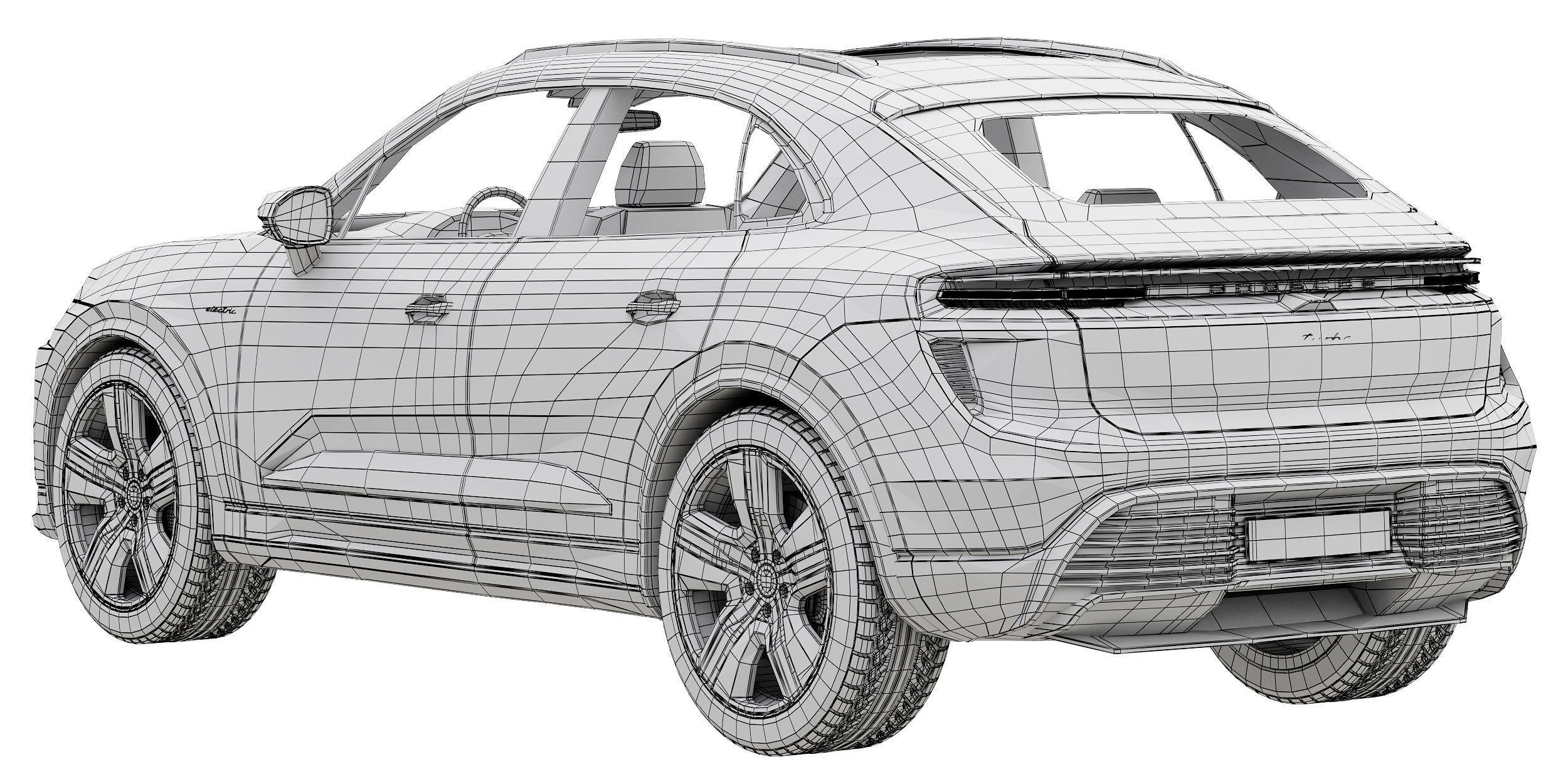 Porsche Macan Turbo Electric 3D model_15