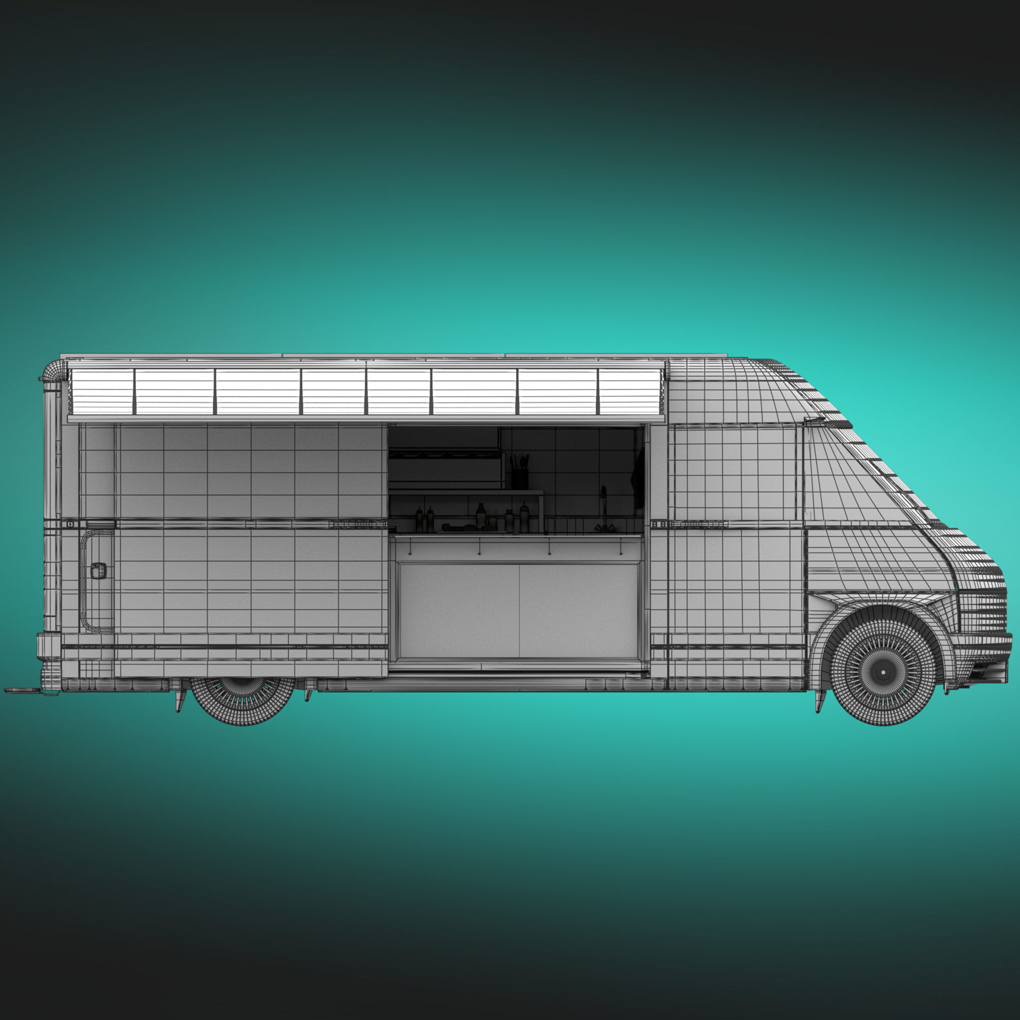 FoodTruck Prototype 3D model_22