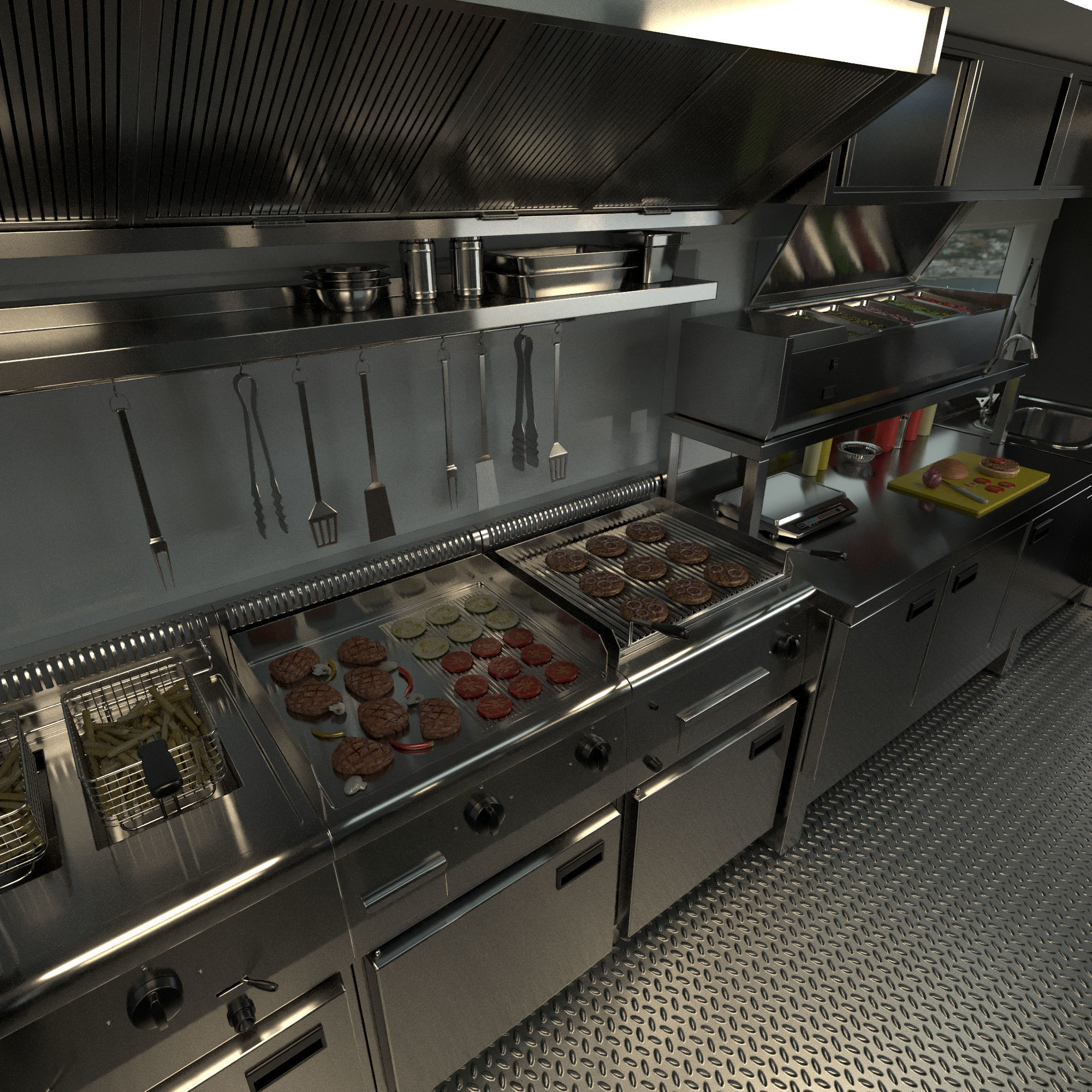FoodTruck Prototype 3D model_25