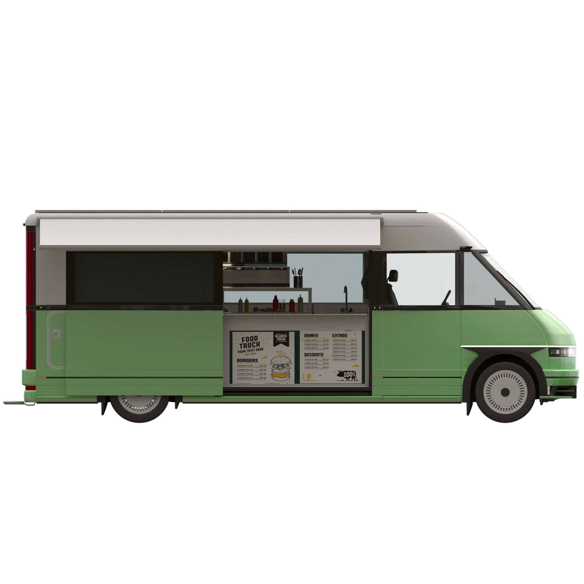 FoodTruck Prototype 3D model_9