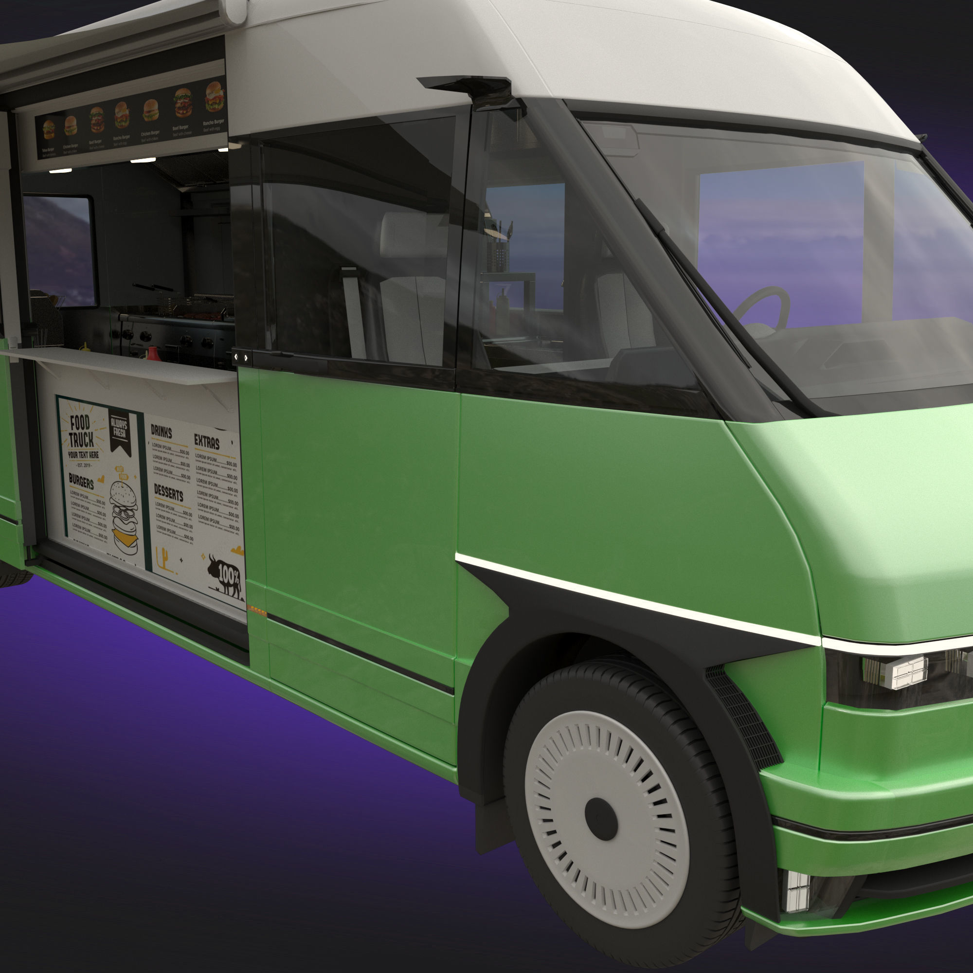 FoodTruck Prototype 3D model_5