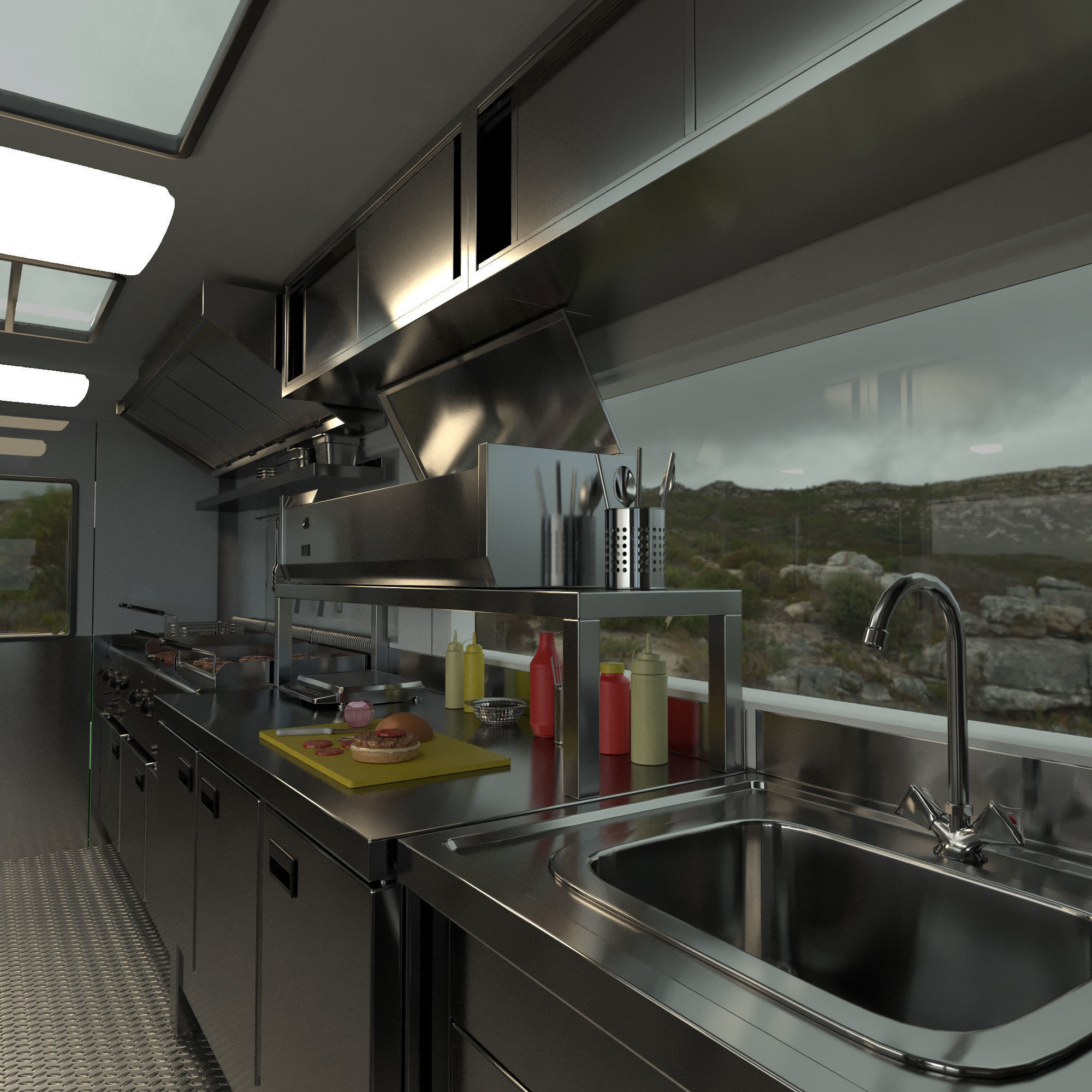 FoodTruck Prototype 3D model_27