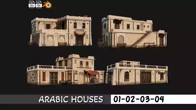 01-04 - Arabic Houses 4K