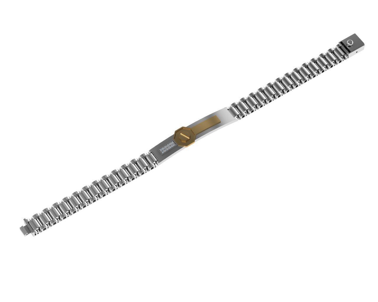 Bracelet 3D print model_1