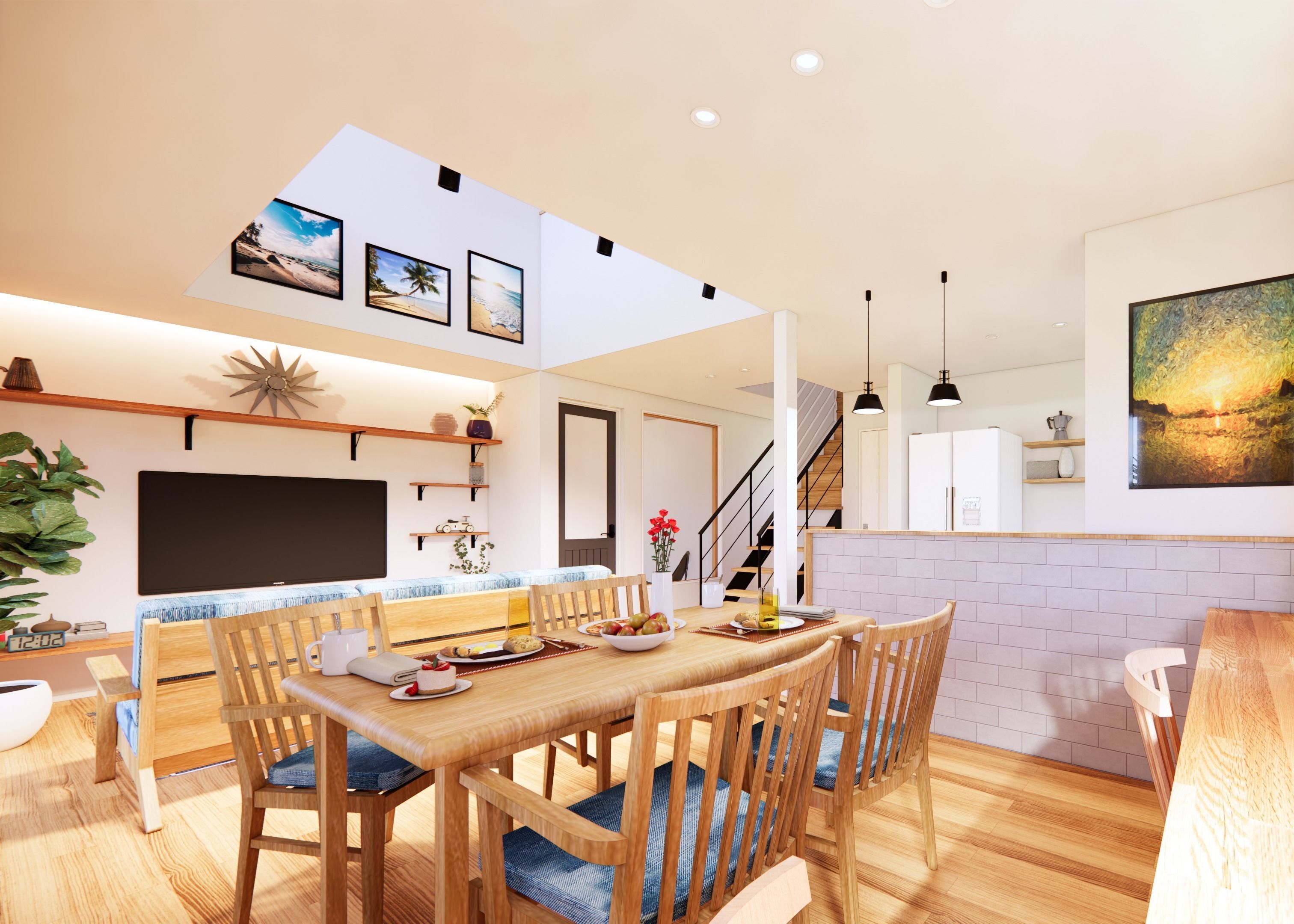 House Family Revit Project - Fully parametric Revit Families Low 3D model_7