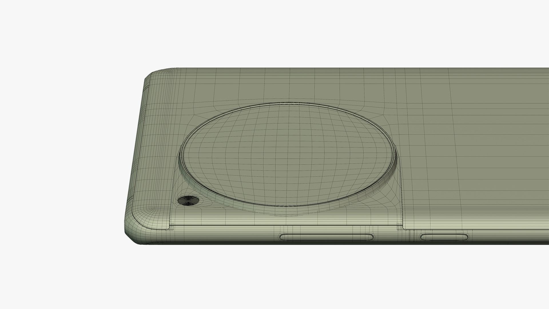 OnePlus 12R Blue Low-poly 3D model_15