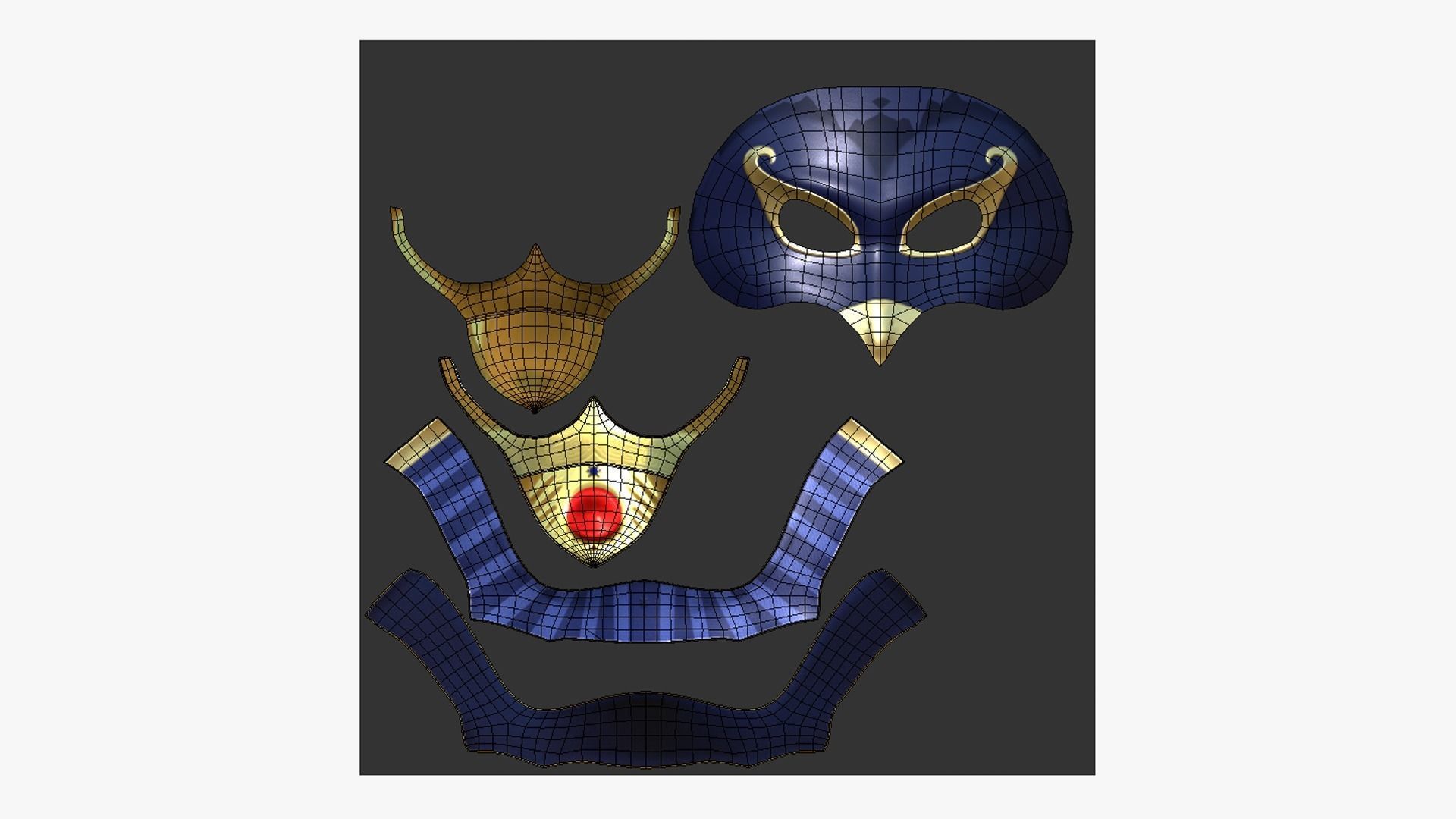 10 Ra Mask A Collection - Egyptian Gods Character Clothing  _95