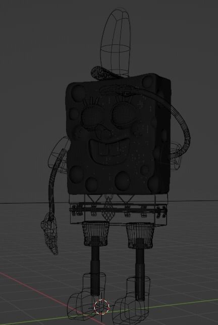 gubka bobe 3D model_2