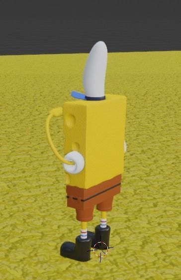 gubka bobe 3D model_5