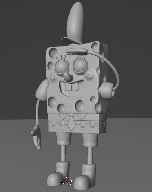 gubka bobe 3D model_1