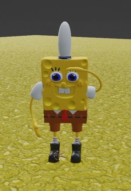 gubka bobe 3D model_4