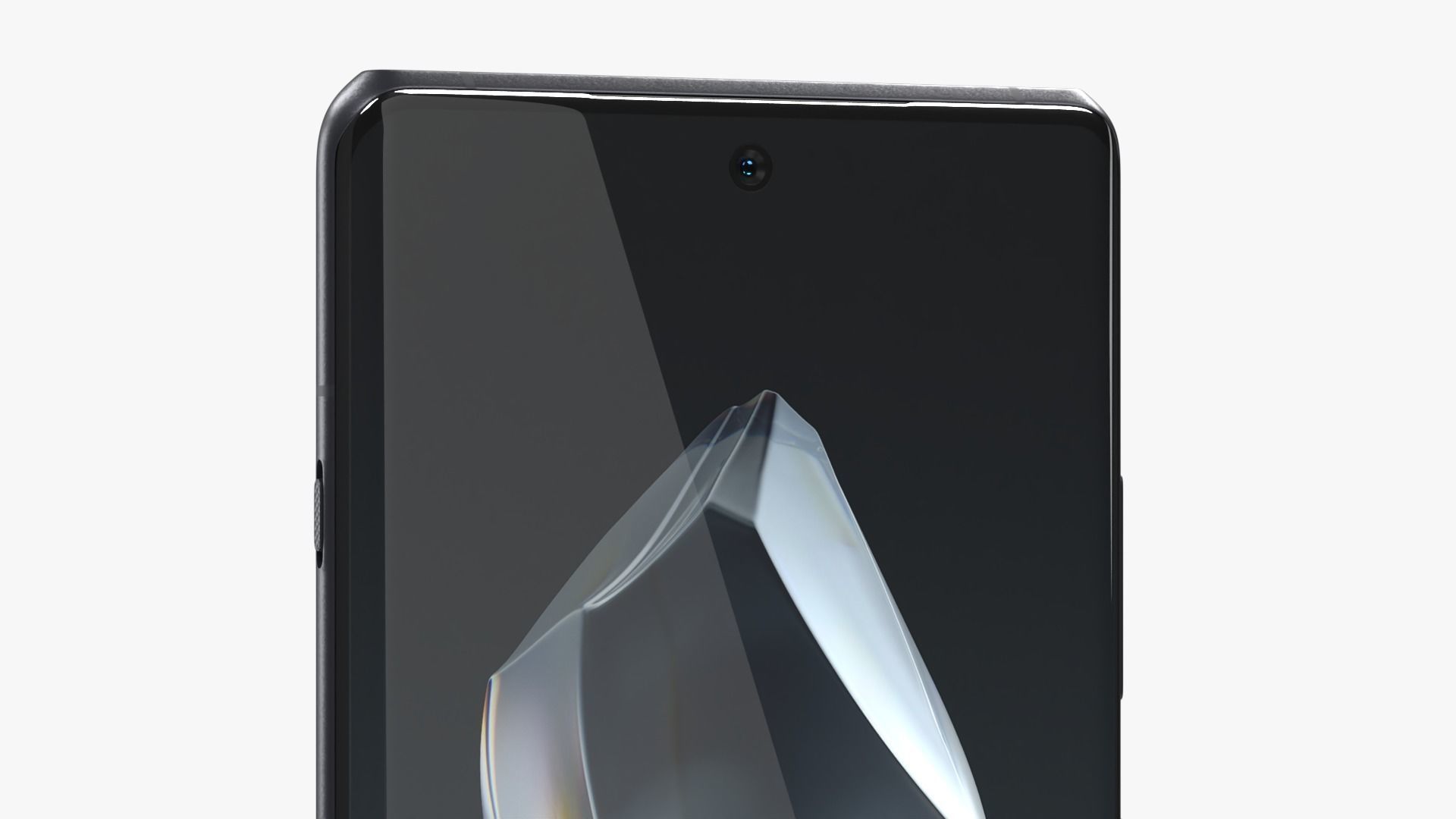 OnePlus 12R Black Low-poly 3D model_7