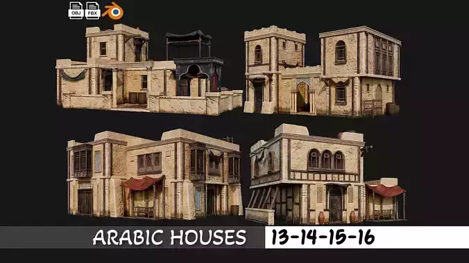 13-16 - Arabic Houses 4K