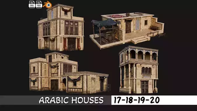 17-20 - Arabic Houses 4K