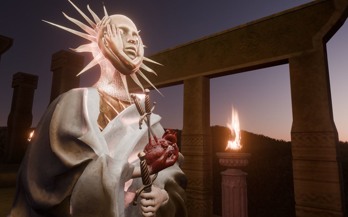 Temple Animation 3D model_1