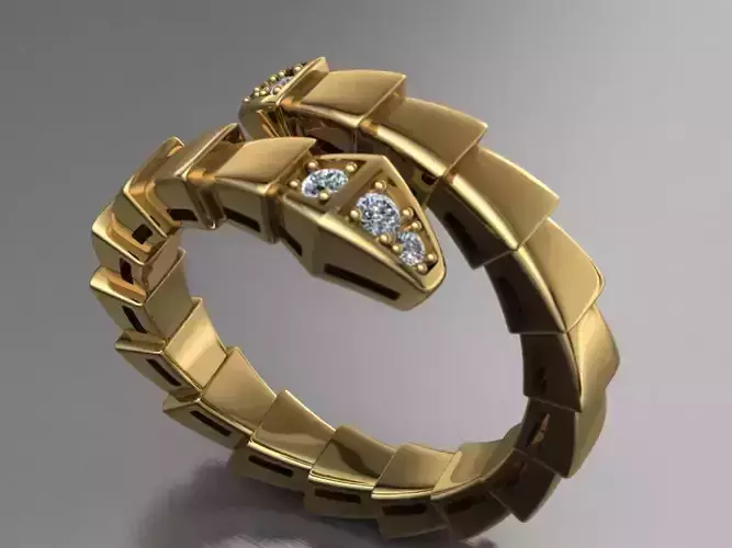 Bvlgari serpenti ring Size18