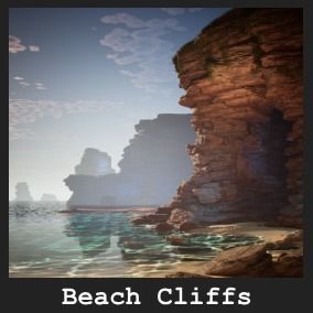 Beach Cliffs 41 Assets Low-poly 3D model_6