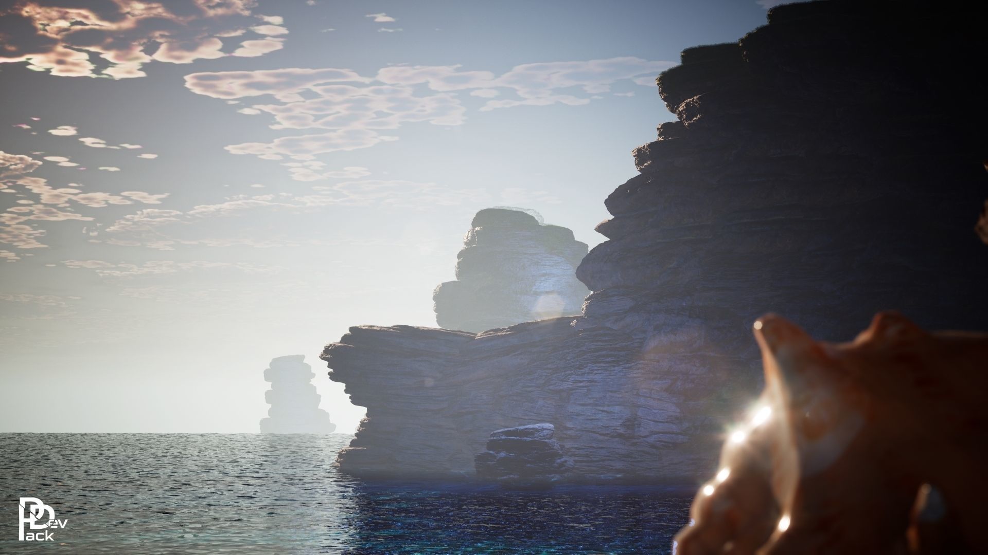 Beach Cliffs 41 Assets Low-poly 3D model_3