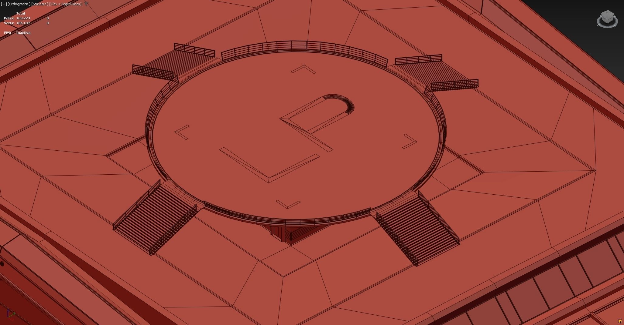 Modular futuristic sci-fi building  3D model_20